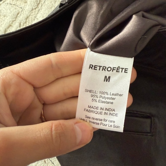 Retrofete Chader Leather Pant - Picture 7 of 8